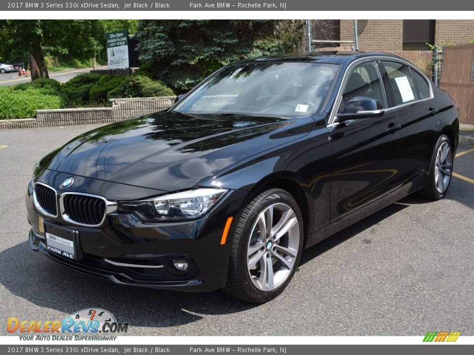 2017 BMW 3 Series 330i xDrive Sedan Jet Black / Black Photo #6