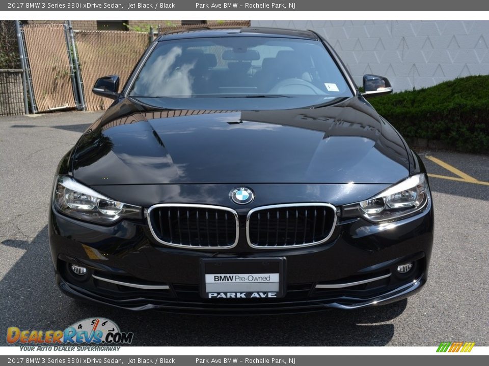 2017 BMW 3 Series 330i xDrive Sedan Jet Black / Black Photo #7