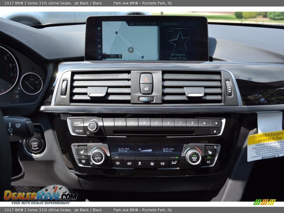 2017 BMW 3 Series 330i xDrive Sedan Jet Black / Black Photo #16