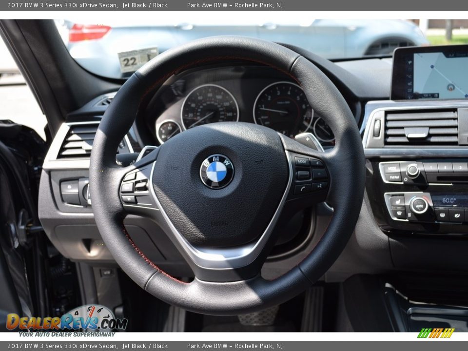 2017 BMW 3 Series 330i xDrive Sedan Jet Black / Black Photo #18