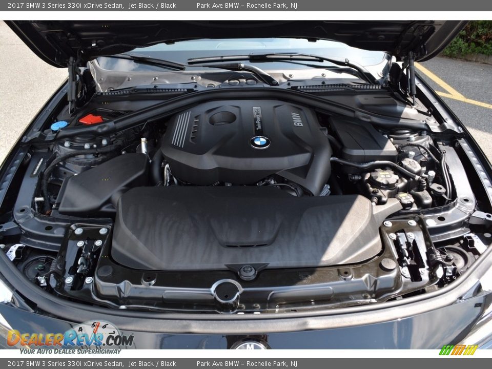 2017 BMW 3 Series 330i xDrive Sedan Jet Black / Black Photo #30