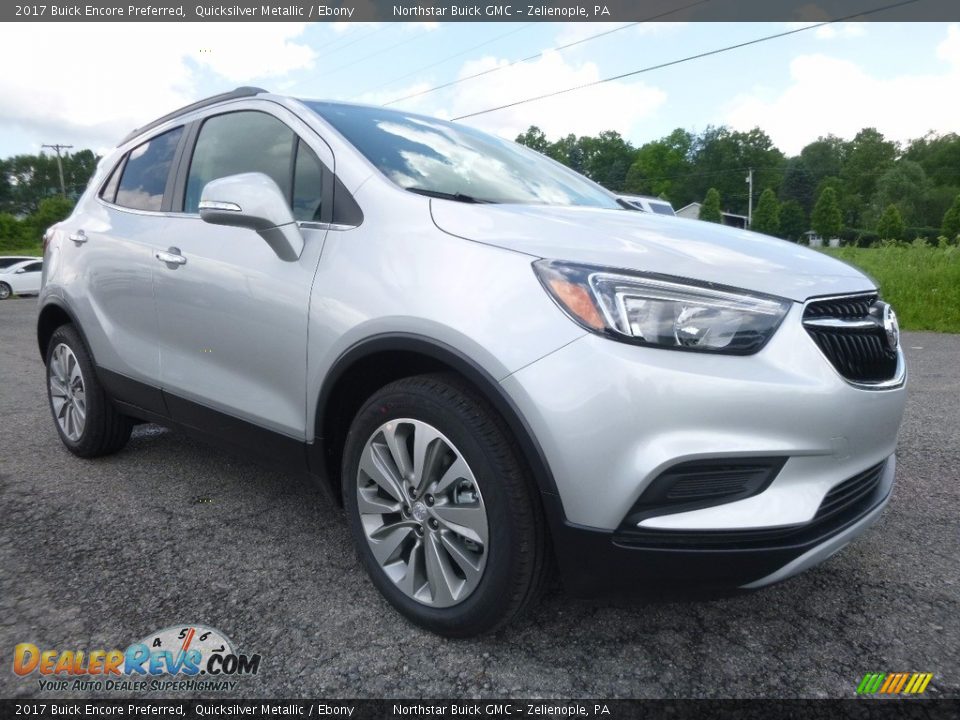 2017 Buick Encore Preferred Quicksilver Metallic / Ebony Photo #3