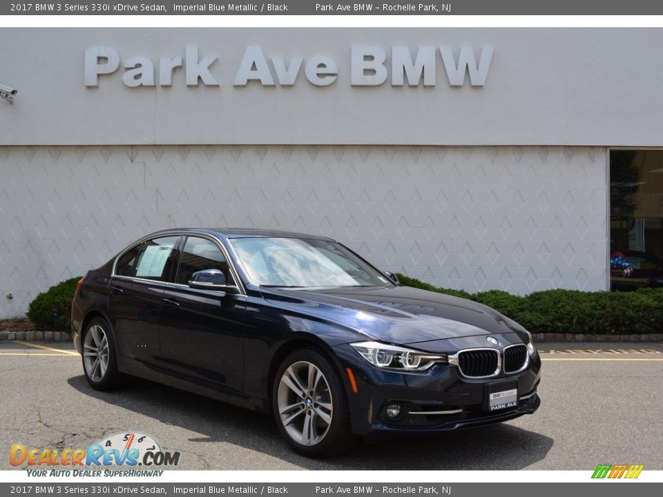 2017 BMW 3 Series 330i xDrive Sedan Imperial Blue Metallic / Black Photo #1