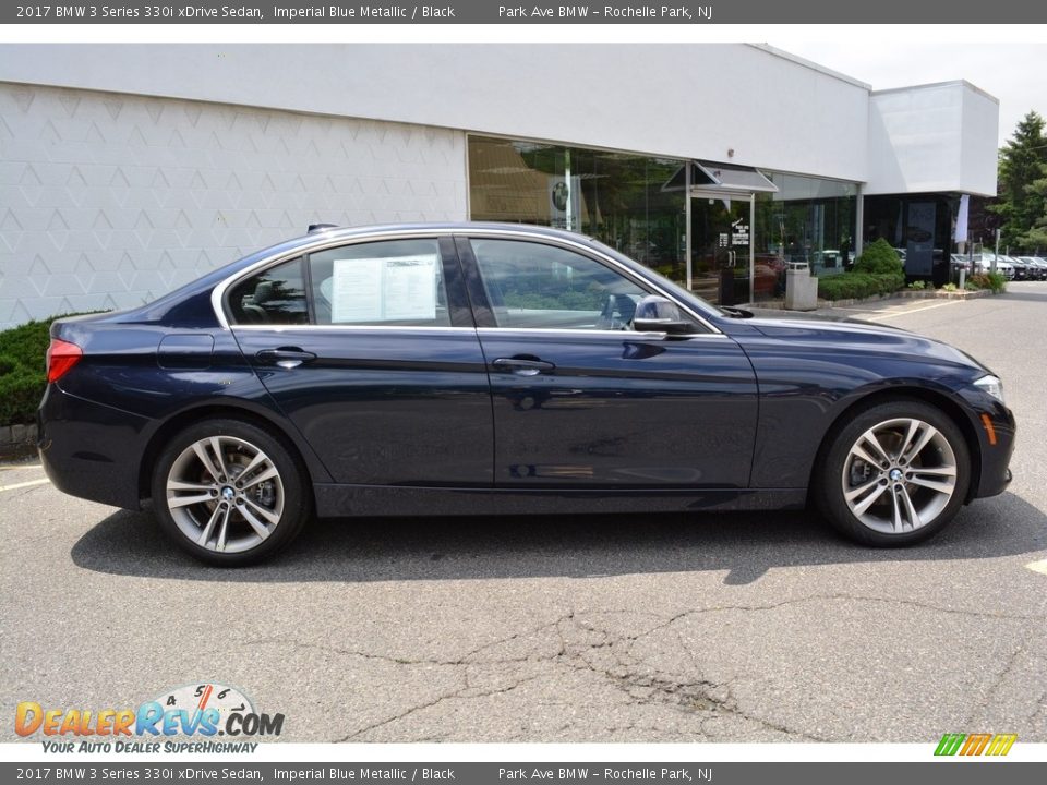 2017 BMW 3 Series 330i xDrive Sedan Imperial Blue Metallic / Black Photo #2