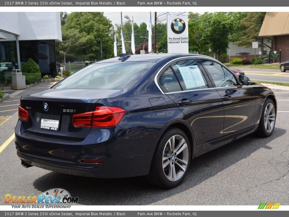 2017 BMW 3 Series 330i xDrive Sedan Imperial Blue Metallic / Black Photo #3