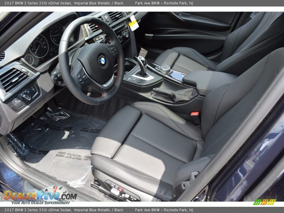 2017 BMW 3 Series 330i xDrive Sedan Imperial Blue Metallic / Black Photo #10