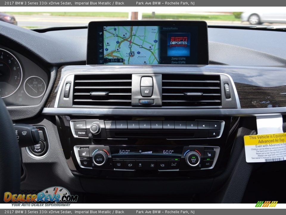 2017 BMW 3 Series 330i xDrive Sedan Imperial Blue Metallic / Black Photo #16