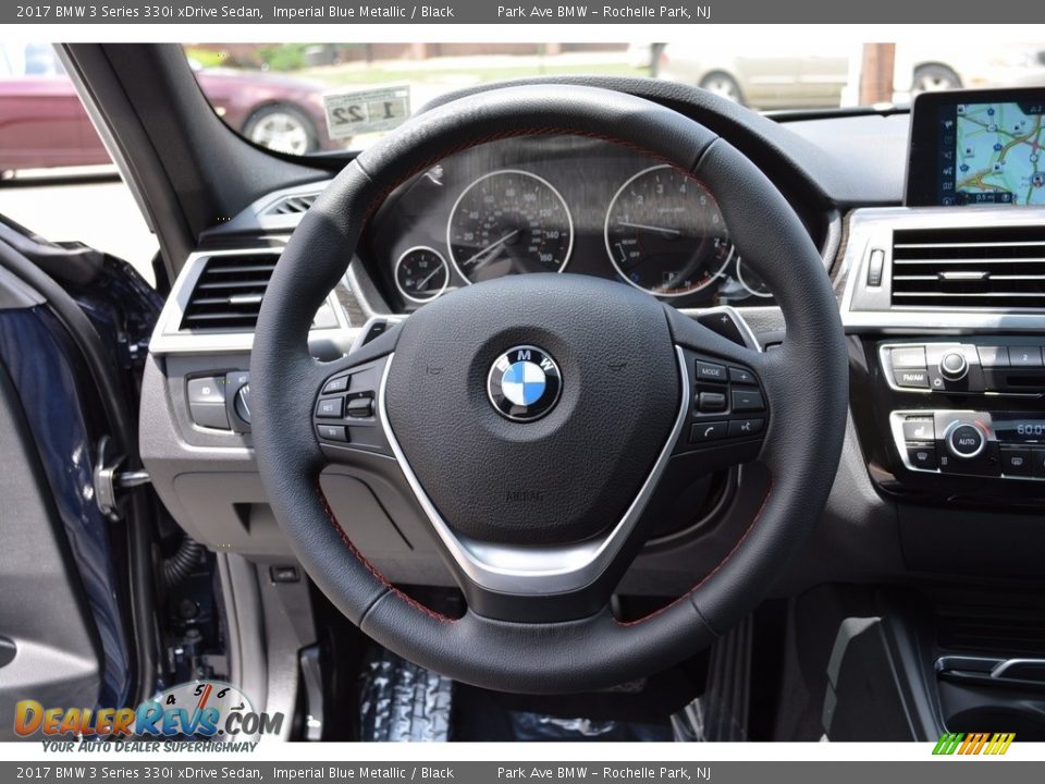 2017 BMW 3 Series 330i xDrive Sedan Imperial Blue Metallic / Black Photo #18