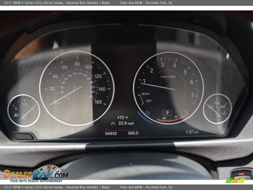 2017 BMW 3 Series 330i xDrive Sedan Imperial Blue Metallic / Black Photo #21