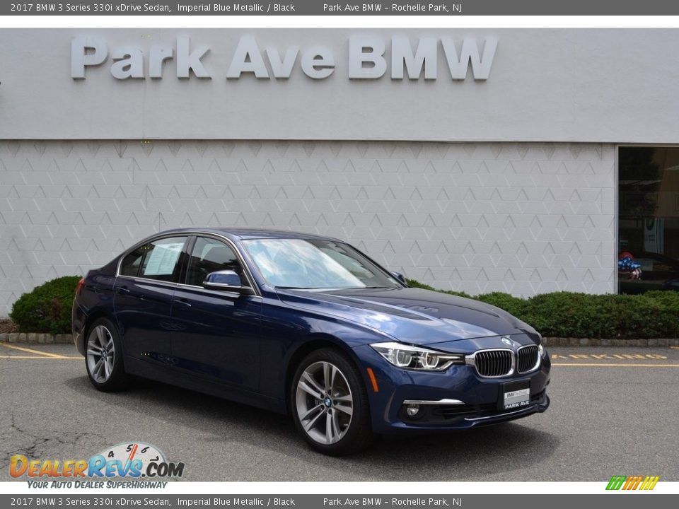 2017 BMW 3 Series 330i xDrive Sedan Imperial Blue Metallic / Black Photo #1