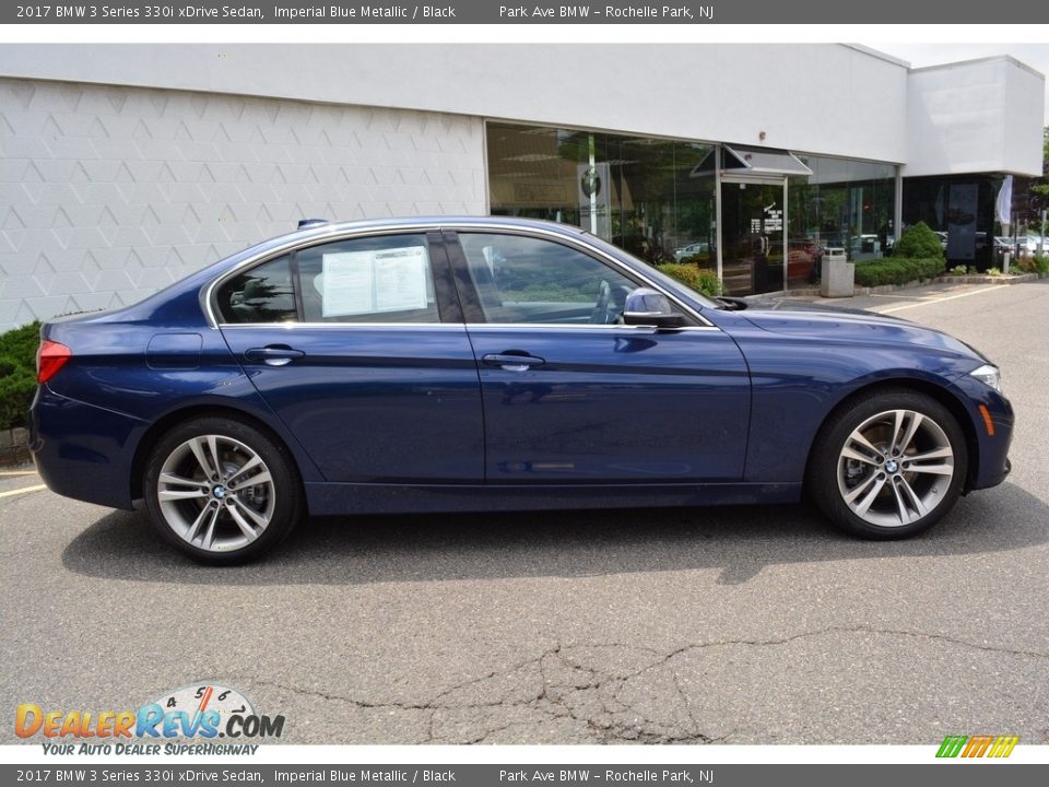2017 BMW 3 Series 330i xDrive Sedan Imperial Blue Metallic / Black Photo #2