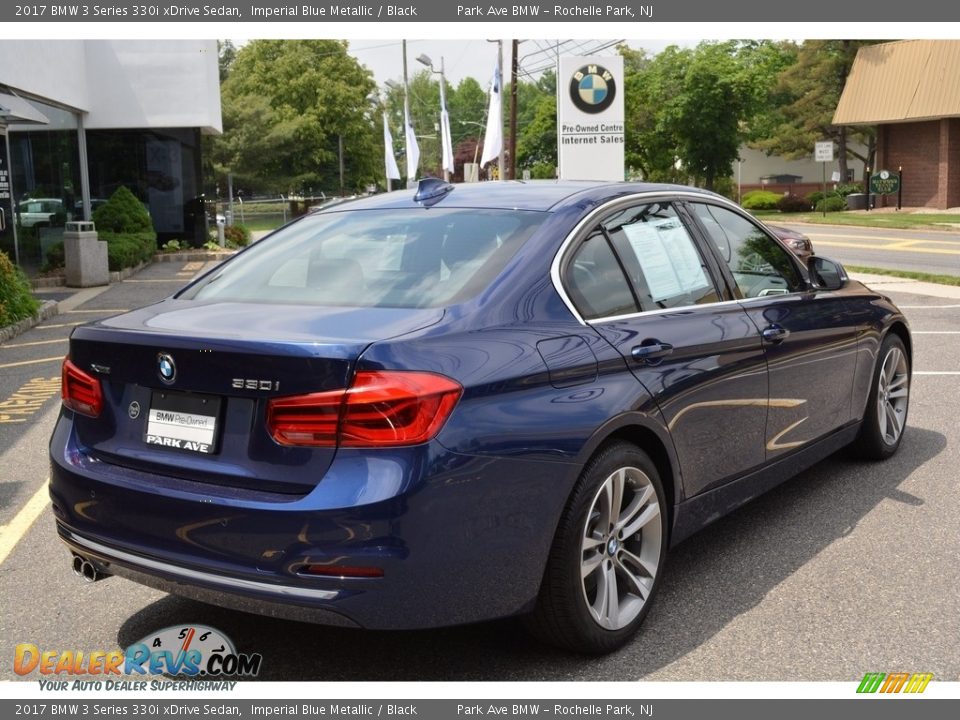 2017 BMW 3 Series 330i xDrive Sedan Imperial Blue Metallic / Black Photo #3