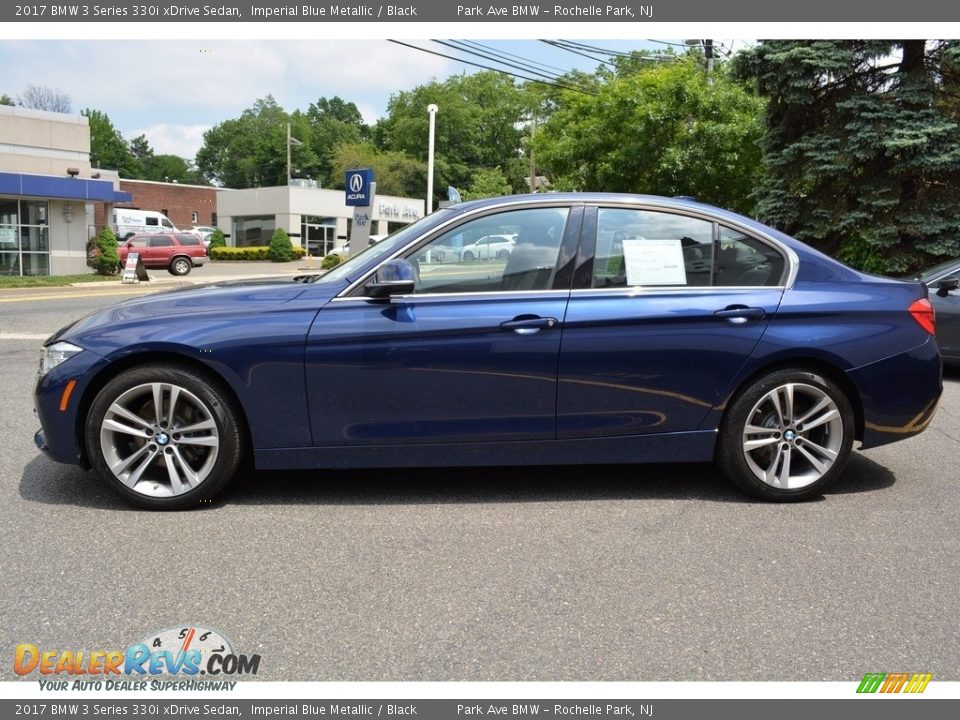 2017 BMW 3 Series 330i xDrive Sedan Imperial Blue Metallic / Black Photo #5