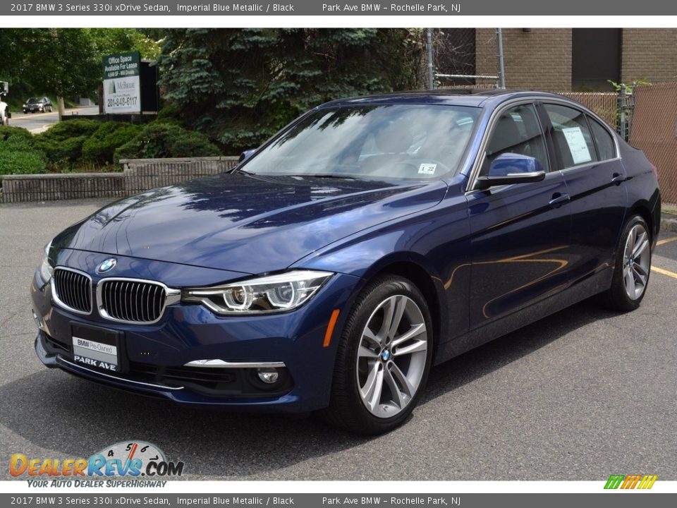 2017 BMW 3 Series 330i xDrive Sedan Imperial Blue Metallic / Black Photo #6