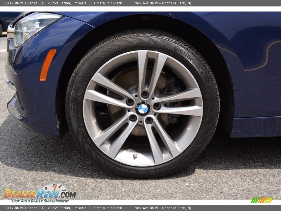 2017 BMW 3 Series 330i xDrive Sedan Imperial Blue Metallic / Black Photo #32