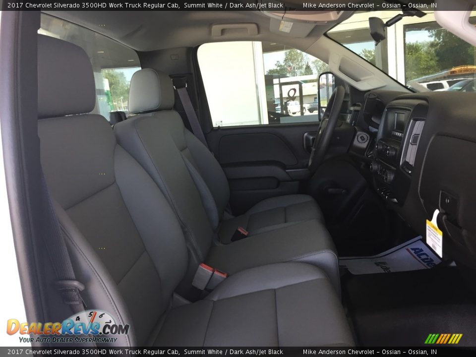 2017 Chevrolet Silverado 3500HD Work Truck Regular Cab Summit White / Dark Ash/Jet Black Photo #8