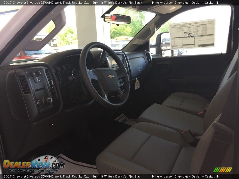 2017 Chevrolet Silverado 3500HD Work Truck Regular Cab Summit White / Dark Ash/Jet Black Photo #12