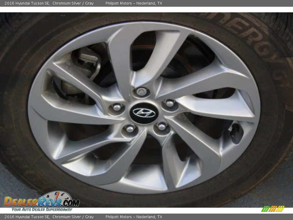 2016 Hyundai Tucson SE Chromium Silver / Gray Photo #9