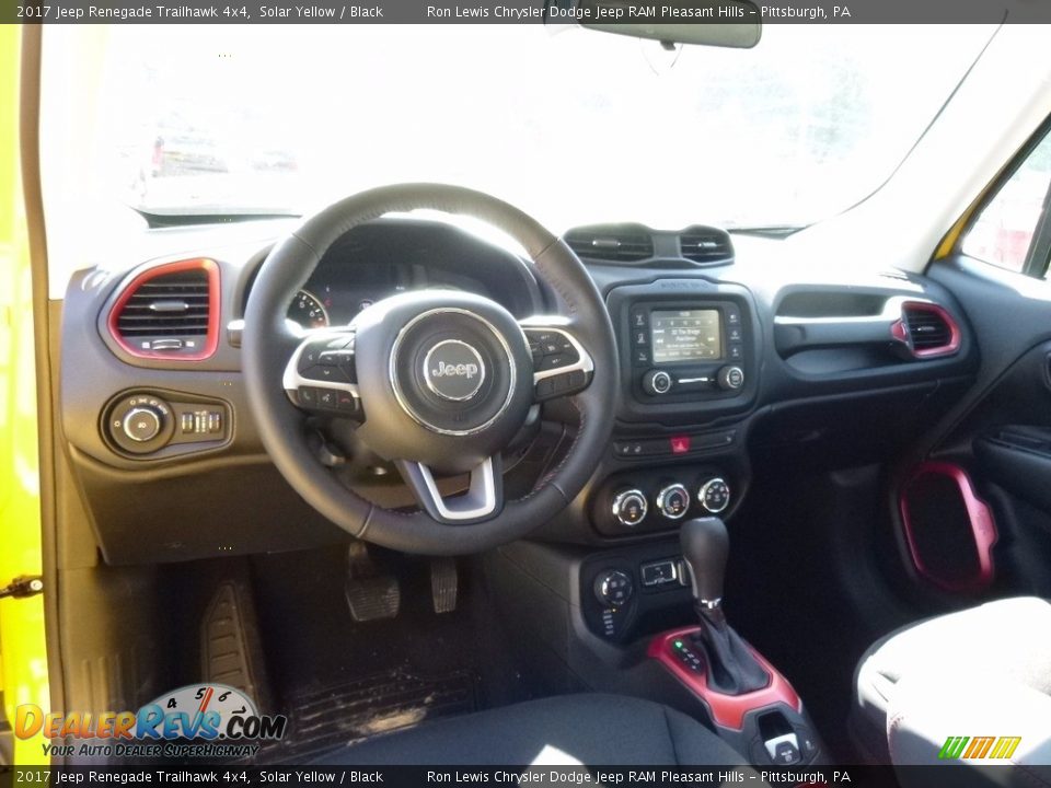 2017 Jeep Renegade Trailhawk 4x4 Solar Yellow / Black Photo #13