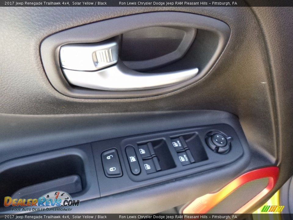 2017 Jeep Renegade Trailhawk 4x4 Solar Yellow / Black Photo #14