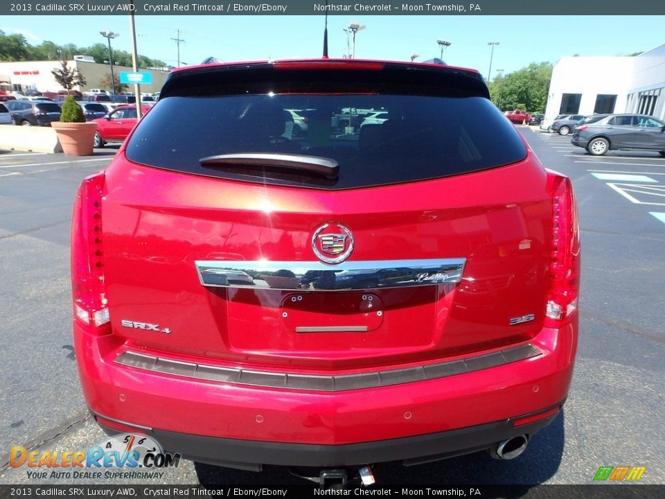 2013 Cadillac SRX Luxury AWD Crystal Red Tintcoat / Ebony/Ebony Photo #6