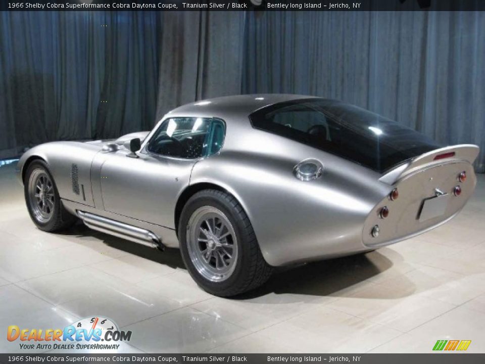 Titanium Silver 1966 Shelby Cobra Superformance Cobra Daytona Coupe Photo #2