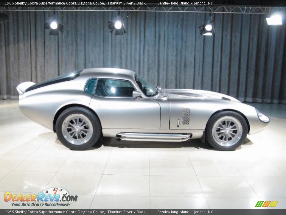 1966 Shelby Cobra Superformance Cobra Daytona Coupe Titanium Silver / Black Photo #3