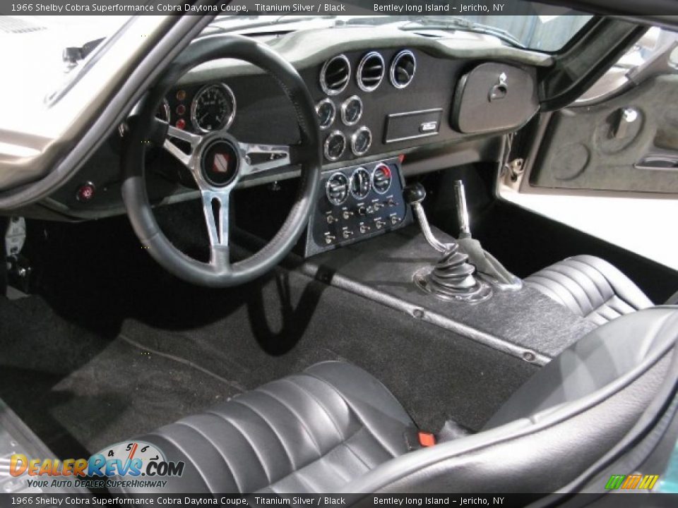 Black Interior - 1966 Shelby Cobra Superformance Cobra Daytona Coupe Photo #7