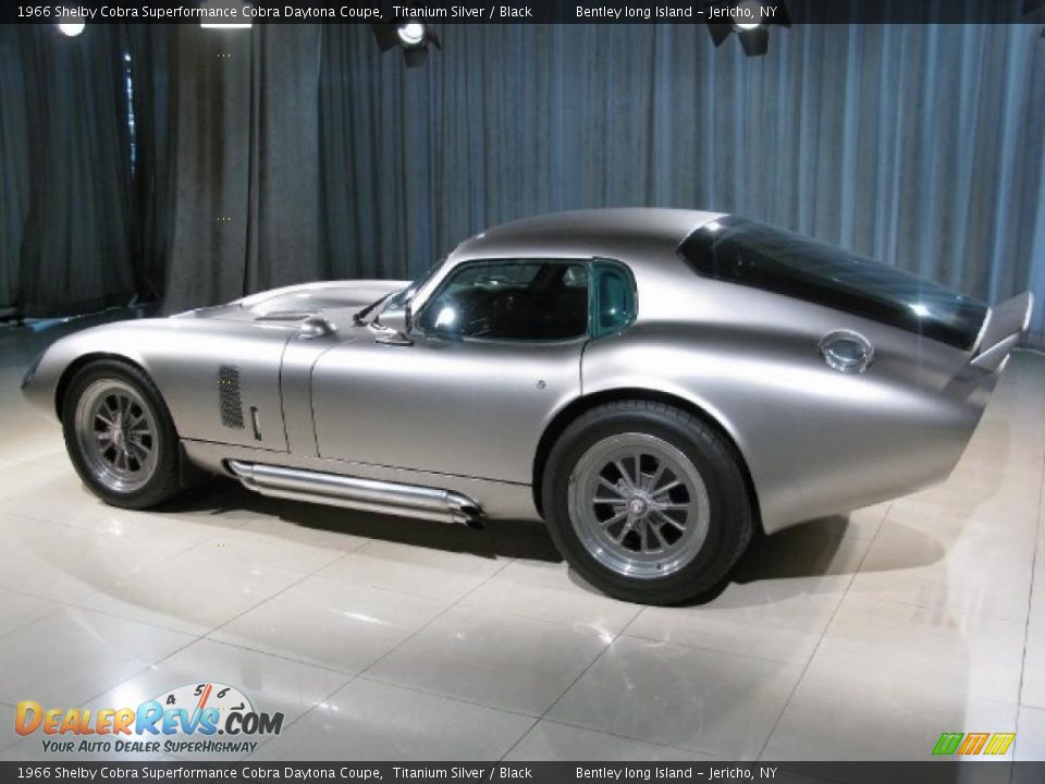 Titanium Silver 1966 Shelby Cobra Superformance Cobra Daytona Coupe Photo #16