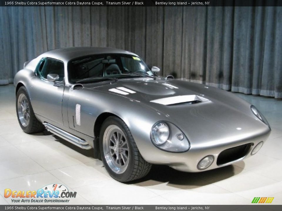 1966 Shelby Cobra Superformance Cobra Daytona Coupe Titanium Silver / Black Photo #17