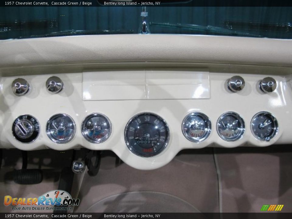 1957 Chevrolet Corvette Cascade Green / Beige Photo #9