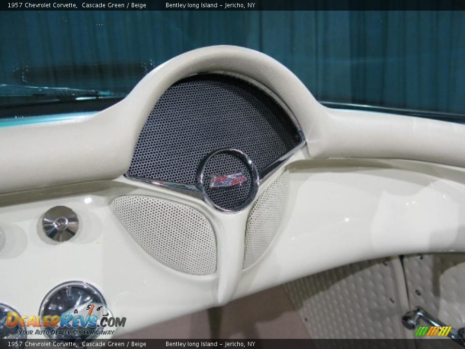 1957 Chevrolet Corvette Cascade Green / Beige Photo #10
