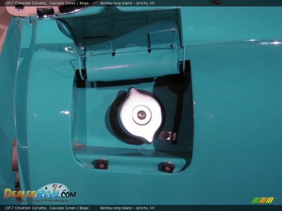 1957 Chevrolet Corvette Cascade Green / Beige Photo #15
