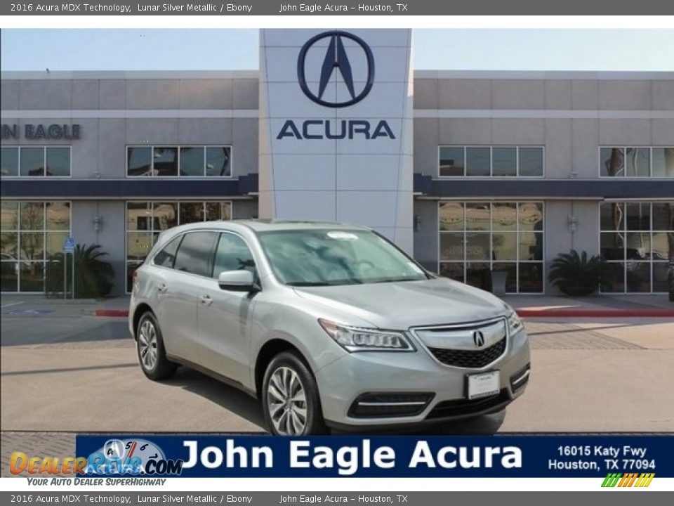 2016 Acura MDX Technology Lunar Silver Metallic / Ebony Photo #1