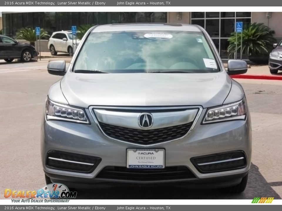 2016 Acura MDX Technology Lunar Silver Metallic / Ebony Photo #2