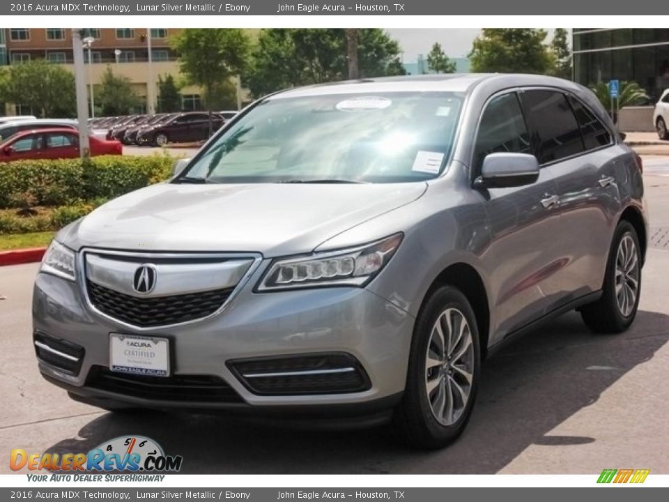 2016 Acura MDX Technology Lunar Silver Metallic / Ebony Photo #3