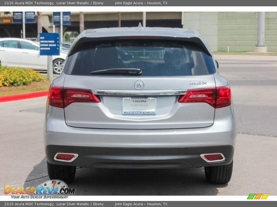 2016 Acura MDX Technology Lunar Silver Metallic / Ebony Photo #6