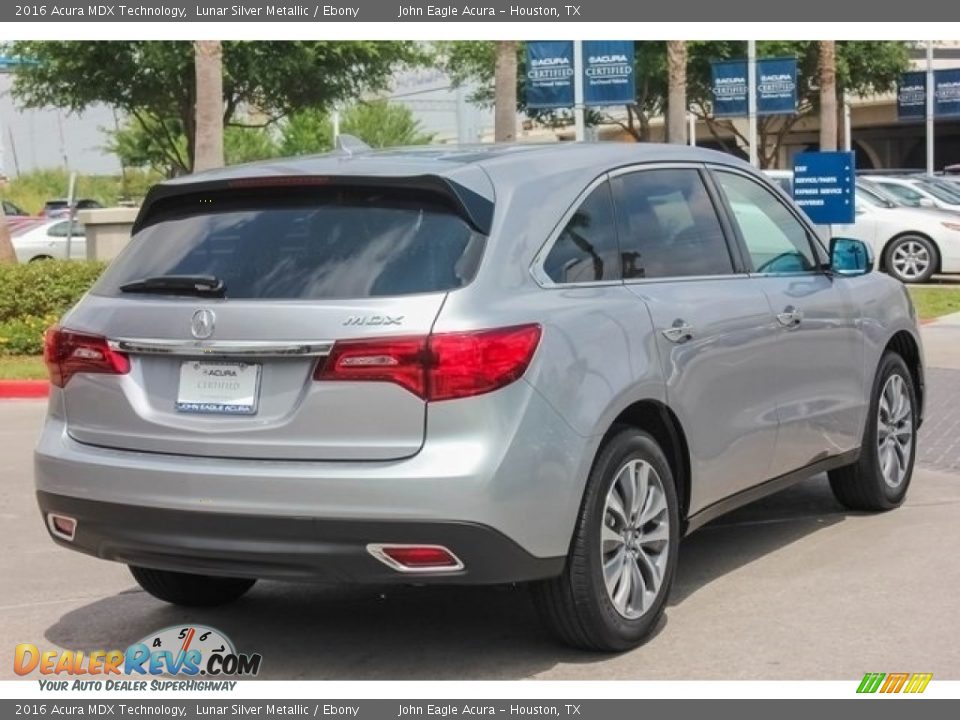 2016 Acura MDX Technology Lunar Silver Metallic / Ebony Photo #7