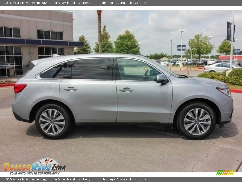 2016 Acura MDX Technology Lunar Silver Metallic / Ebony Photo #8