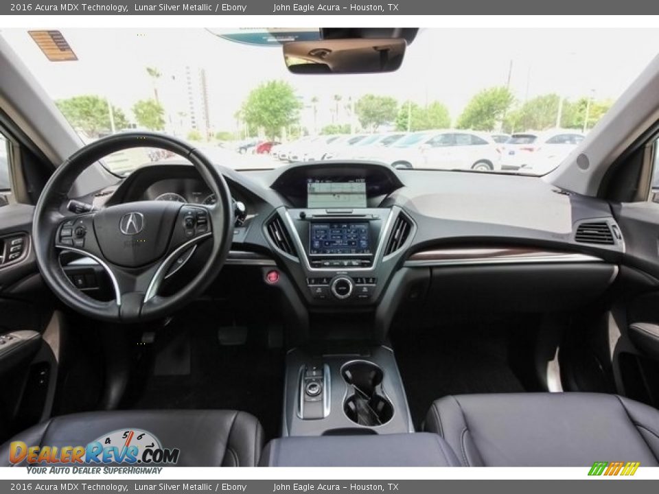 2016 Acura MDX Technology Lunar Silver Metallic / Ebony Photo #9