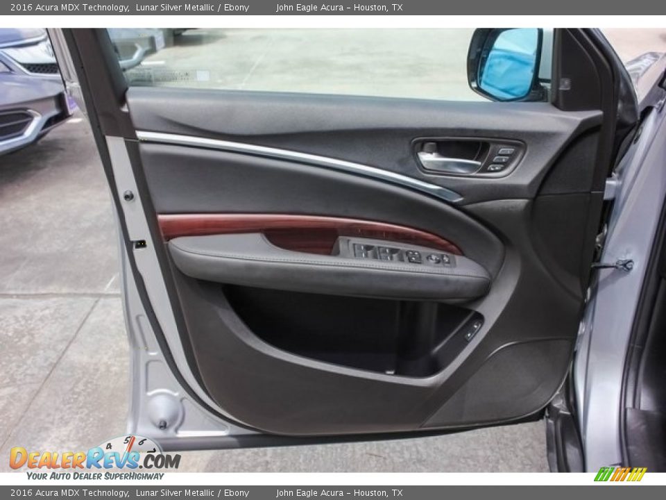 2016 Acura MDX Technology Lunar Silver Metallic / Ebony Photo #15