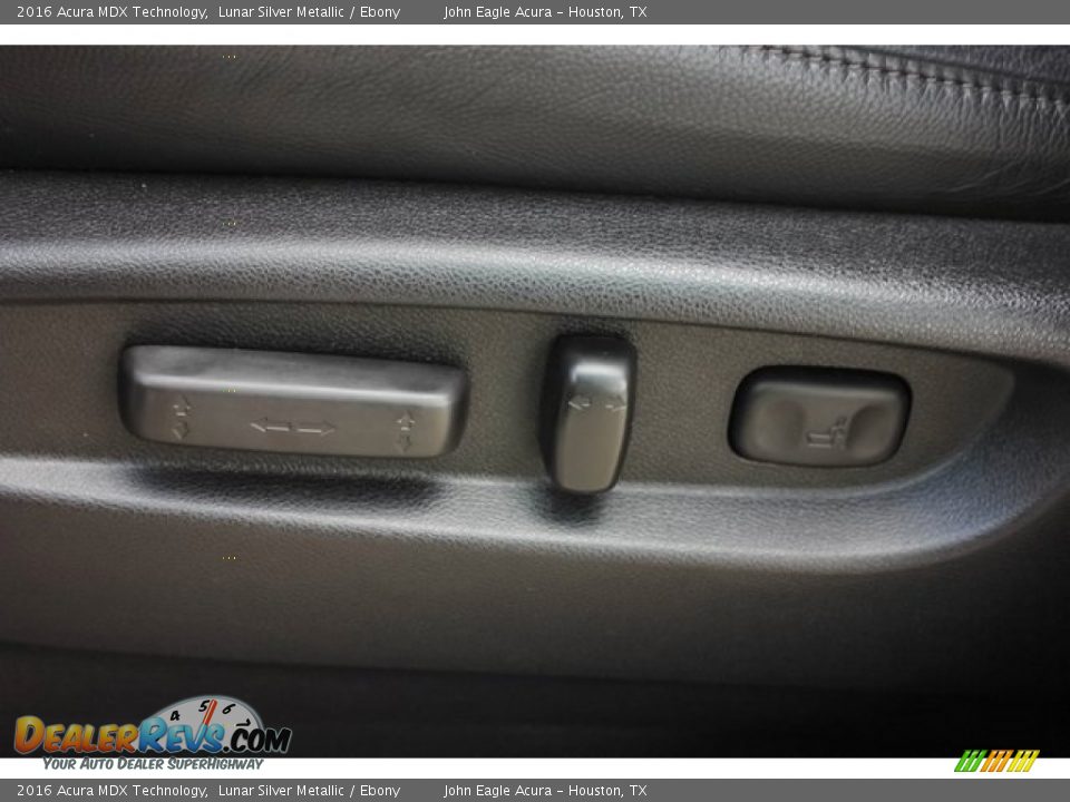 2016 Acura MDX Technology Lunar Silver Metallic / Ebony Photo #16