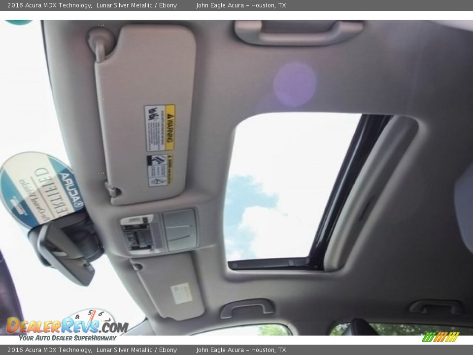 2016 Acura MDX Technology Lunar Silver Metallic / Ebony Photo #17