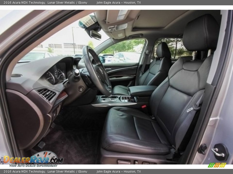 2016 Acura MDX Technology Lunar Silver Metallic / Ebony Photo #18