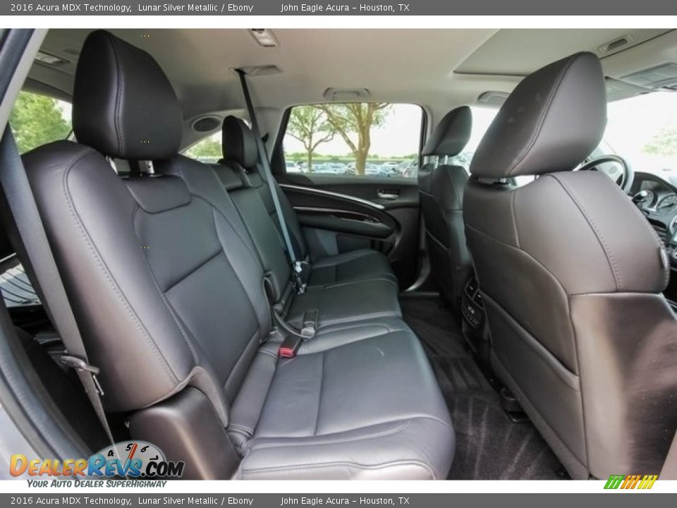 2016 Acura MDX Technology Lunar Silver Metallic / Ebony Photo #25