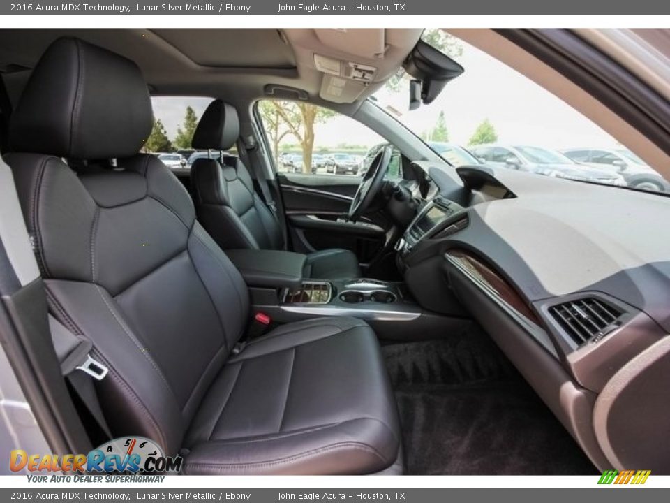 2016 Acura MDX Technology Lunar Silver Metallic / Ebony Photo #27