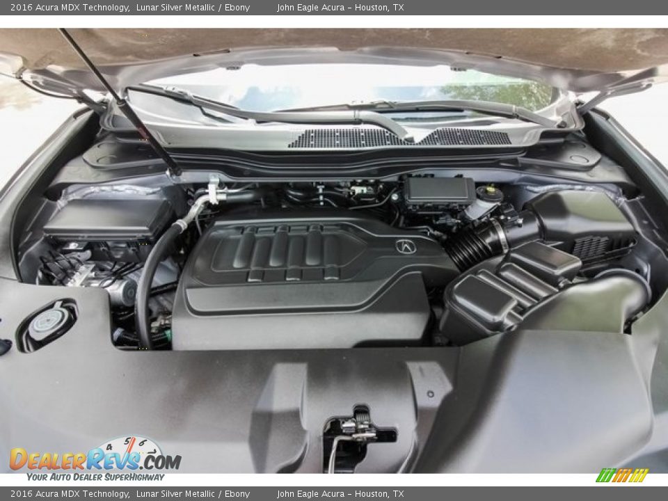 2016 Acura MDX Technology Lunar Silver Metallic / Ebony Photo #28
