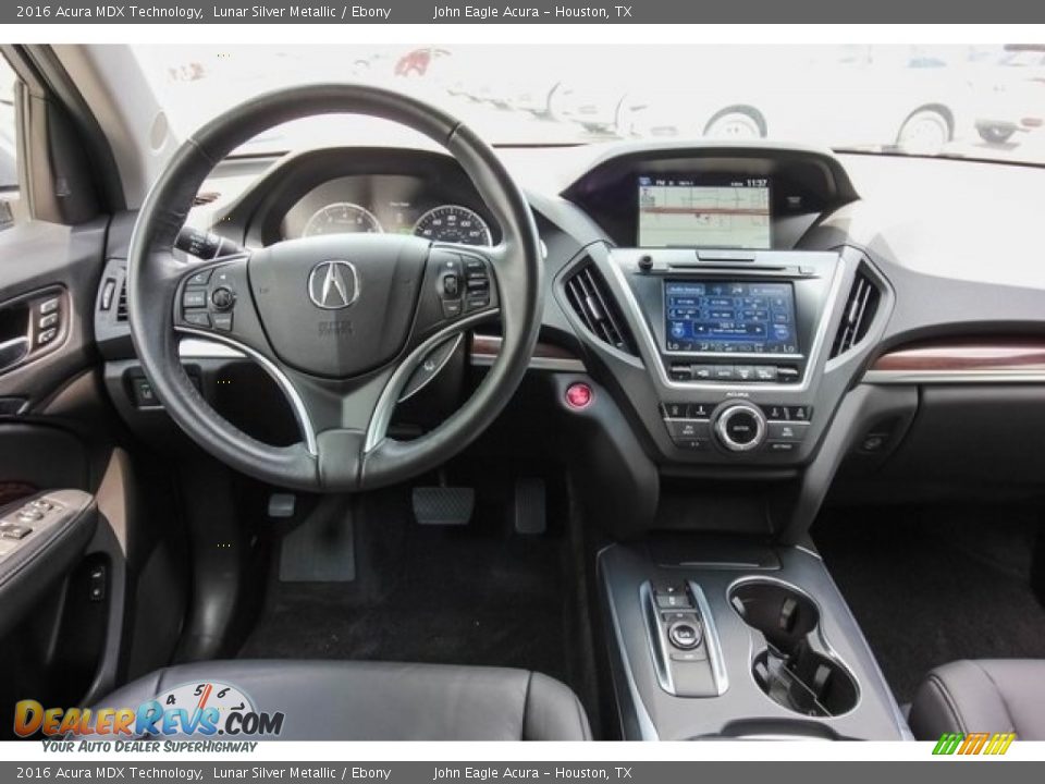 2016 Acura MDX Technology Lunar Silver Metallic / Ebony Photo #30