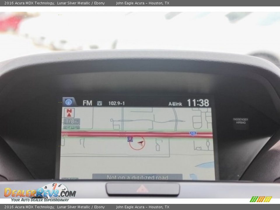 2016 Acura MDX Technology Lunar Silver Metallic / Ebony Photo #33