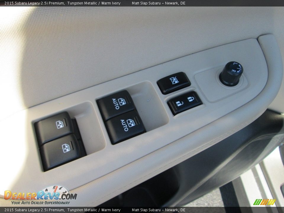 2015 Subaru Legacy 2.5i Premium Tungsten Metallic / Warm Ivory Photo #15